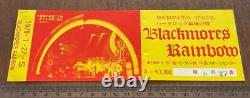 $0 SHIP! Rainbow JAPAN concert ticket stub 1978 rare SAPPORO gig MORE LISTED