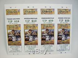 1,000 Printed Tickets Full Color Custom, Perforated Stub, Event Concert Raffle
