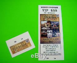 1,000 Printed Tickets Full Color Custom, Perforated Stub, Event Concert Raffle