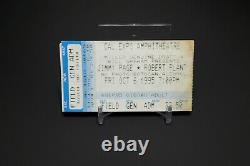10/6/1995 JIMMY PAGE/ROBERT PLANT Concert Ticket Stub EXPO AMPHITHEATRE / Rare