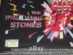 10/6/2005 The Rolling Stones Bigger Band Tour Framed Ticket Stub+Concert Poster
