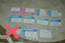 10 Grateful Dead concert Ticket Stubs and Jerry Garcia stubs lot Free shipping