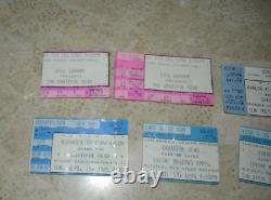 10 Grateful Dead concert Ticket Stubs and Jerry Garcia stubs lot Free shipping