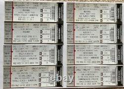 100+ Concert Ticket Stubs Collection ACDC, Madonna, The Who, Black Sabbath +MORE