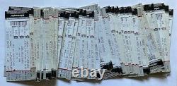 100+ Concert Ticket Stubs Collection ACDC, Madonna, The Who, Black Sabbath +MORE