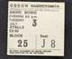 100% Original David Bowie 1973 Hammersmith Odeon Concert Ticket Stub
