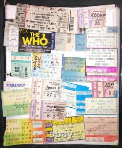 100+ vintage HARD ROCK/HEAVY METAL CONCERT TICKET STUBS Judas Priest in 1978 +++