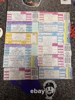12 unused concert ticket lot megadeth primus springsteen halen etc 80's 90's