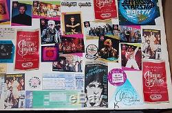 153pc Rock Pop Backstage Pass Concert Ticket Stub Pin Promos Lot 1970's-2014