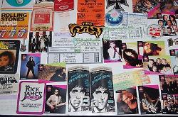 153pc Rock Pop Backstage Pass Concert Ticket Stub Pin Promos Scrapbook Lot