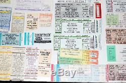 158pc Rock Pop Concert Ticket Stub Collection Lot 1978-2015 Queen Who Elton ACDC