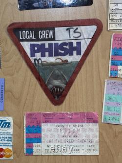 18 PHISH Vintage Ticket Stub Lot LA Concert Tour 1994-03 Crew Lot California