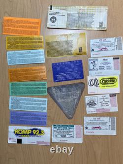 18 PHISH Vintage Ticket Stub Lot LA Concert Tour 1994-03 Crew Lot California