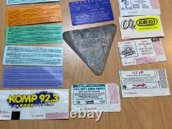 18 PHISH Vintage Ticket Stub Lot LA Concert Tour 1994-03 Crew Lot California