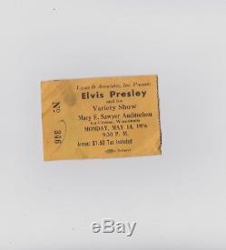 1956 Elvis Stub- Less Concert Ticket