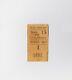 1963 Beatles Concert Ticket Stub (u. K)