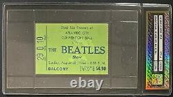 1964 Atlantic City Convention Beatles Slabbed Concert Ticket Authenticated iCert