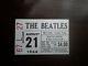 1964 Beatles Concert Full Ticket Stub Seattle Coliseum Rare