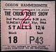 1964 Chuck Berry Original Vintage Odeon Hammersmith Concert Ticket + 3 Photos