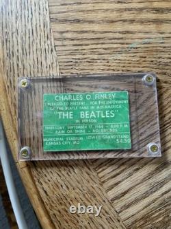 1964 THE BEATLES CONCERT TICKET STUB Municipal Stadium Kansas City