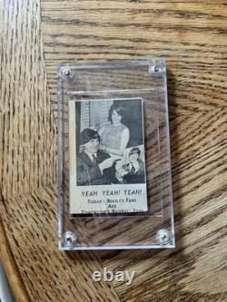 1964 THE BEATLES CONCERT TICKET STUB Municipal Stadium Kansas City