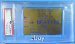 1964 The Beatles Atlantic City Convention Hall Front Row Concert Ticket Stub PSA