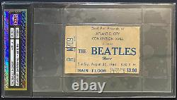 1964 Vintage Beatles Concert Ticket Stub Atlantic City Convention Authenticated