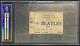 1964 Vintage Beatles Concert Ticket Stub Atlantic City Convention Authenticated