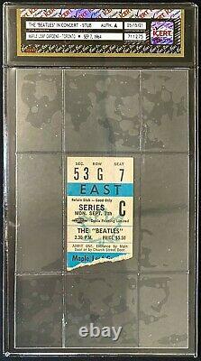 1964 Vintage Beatles Concert Ticket Stub Maple Leaf Gardens Authenticated