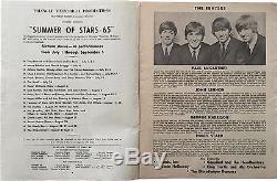 1965 Beatles Chicago Comiskey Park Original Concert Program and Ticket Stubs
