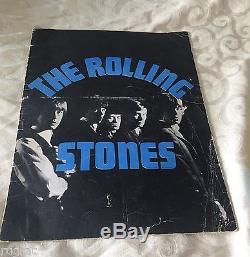 1965 Rolling Stones Concert Ticket Stub & Program Souvenir Rock Roll Magazine
