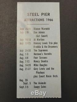 1966 Beatles Concert Ticket Stub + Mailer U. S. Tour JFK Stadium Philadelphia