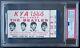 1966 The Beatles Final Concert Ticket Stub Candlestick Graded & Slabbed Ex 5 Psa