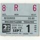1968 Linda Ronstadt & Righteous Brothers Concert Ticket Stub Anaheim Melodyland