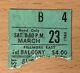 1968 The Doors Fillmore East March 23 New York Concert Ticket Stub Jim Morrison