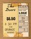 1968 The Doors Los Angeles Forum Concert Ticket Stub Jim Morrison The End 34 F 1