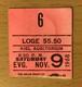 1968 The Doors Waiting For Sun Tour St. Louis Concert Ticket Stub Jim Morrison