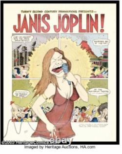 1969 Janis Joplin & The Kozmic Blues Band Chicago Concert Ticket Stub Try Pearl