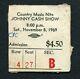 1969 Johnny Cash Country Music Concert Ticket Scranton Pa Catholic Youth Center