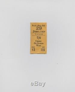 1969 Led Zeppelin Concert Ticket Stub