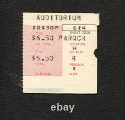 1969 The Doors concert ticket stub Chicago Auditorium Jim Morrison