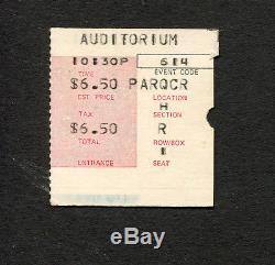 1969 The Doors concert ticket stub Chicago Auditorium Jim Morrison
