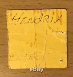 1969 The Jimi Hendrix Experience Syracuse Ny Concert Ticket Stub Purple Haze