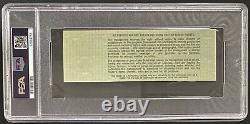 1969 WOODSTOCK Music + Art Fair Concert Festival Full 3 Day Ticket Unused PSA 9