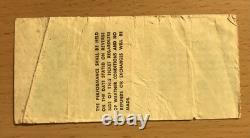 1970 Atlanta International Pop Festival Concert Ticket Stub Jimi Hendrix