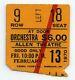 1970 The Doors Allen Theatre Cleveland, Ohio Concert Ticket Stub