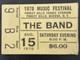 1970 The Band Concert Ticket Forest Hills Ny Aug 15 Full Ticket