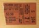 1970 The Grateful Dead Fillmore East New York City 1/2 Concert Ticket Stub