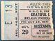1971 Grateful Dead Concert Ticket Stub Cleveland Allen Theater Vintage Music