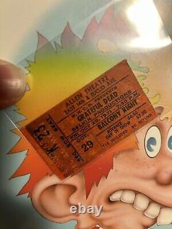 1971 Grateful Dead Vintage Concert Ticket Stub